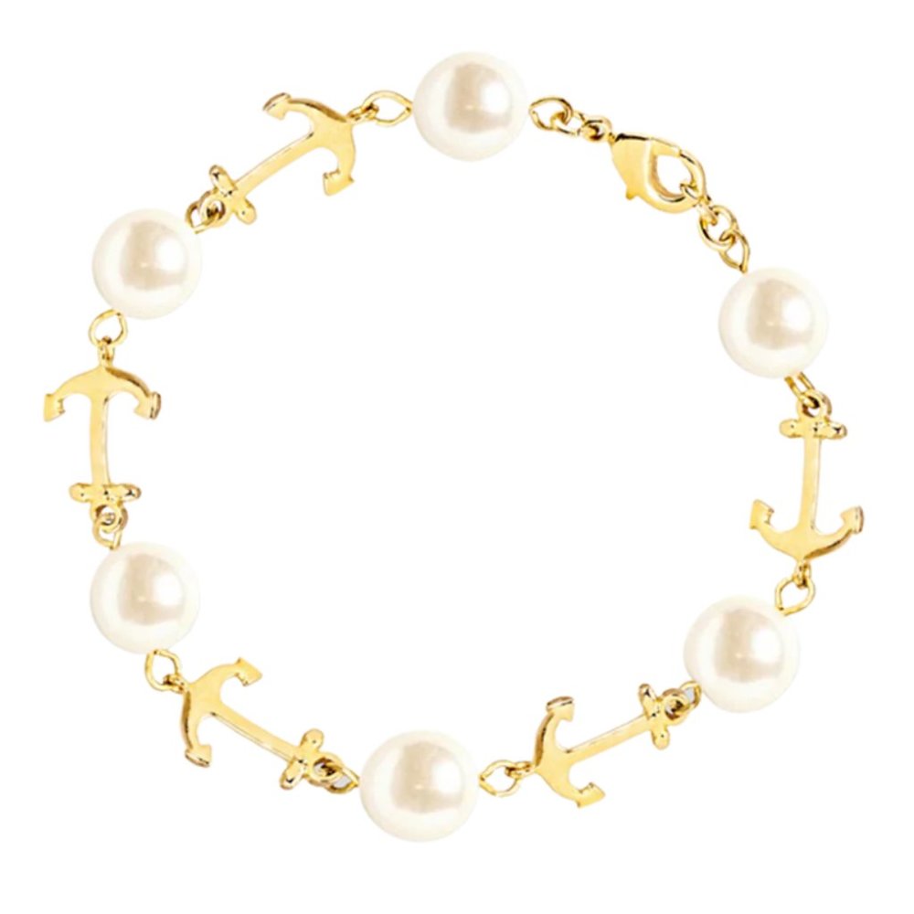 Kiel James Patrick Anchor Pearlfection Bracelet